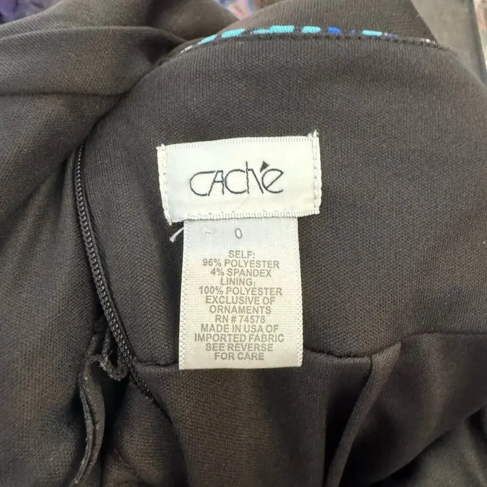 Cache Multicolor Abstract Boho Dress - image 7